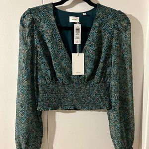 BNWT Aritzia Wistful (Genoa) Blouse in Small